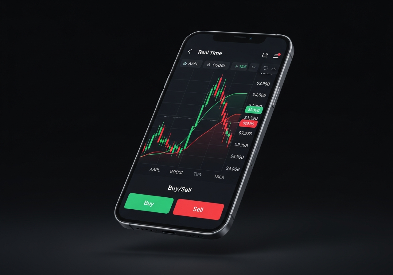 Stock Tokens trading interface