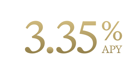 3.35% APY with Gold